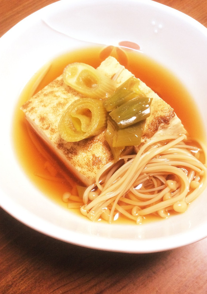 すき焼き風☆焼き豆腐と長ネギとえのき煮-レシピのメイン写真
