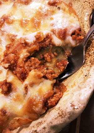 簡単ミートソースで茄子ミートグラタン-レシピのメイン写真