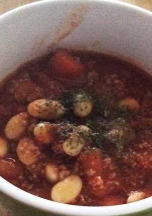 大豆とトマトのぽかぽかスープ-レシピのメイン写真