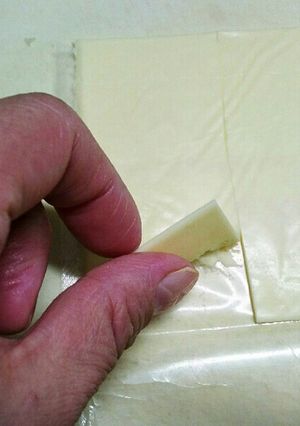 簡単！スライスチーズの切り方-レシピのメイン写真