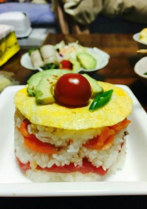 佐藤さんちの散らさないケーキ寿司-レシピのメイン写真
