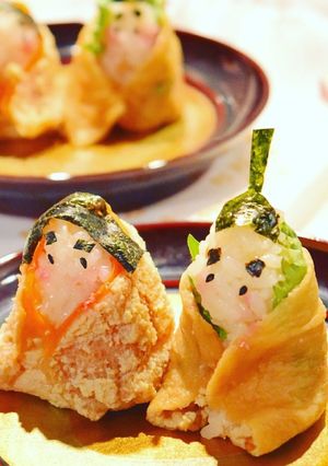 おいなりさんで雛祭り＊いなりびな＊-レシピのメイン写真