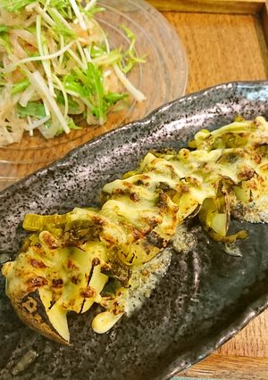 高菜漬けポテトチーズ焼き-レシピのメイン写真