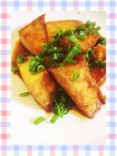 ❀ピリッと焼き厚揚げ❀-レシピのメイン写真