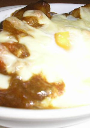簡単！玉子のっけ焼きカレー♪-レシピのメイン写真
