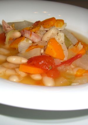 白いんげん豆の野菜スープ♪-レシピのメイン写真