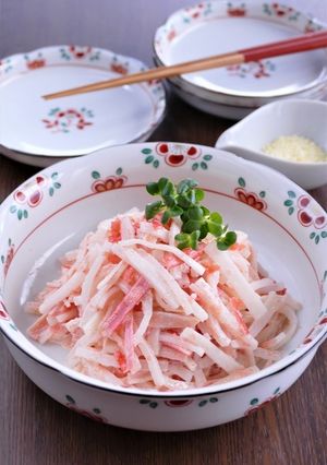 辛子明太根サラダ（明太子と大根のサラダ）-レシピのメイン写真