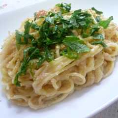 รูปของ ☆明太子醤油マヨパスタ☆にんにく風味☆