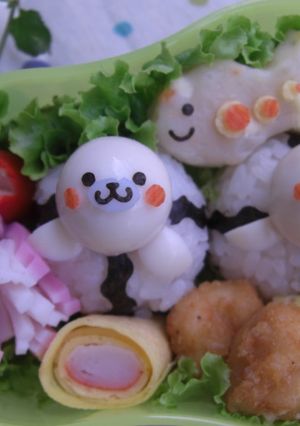 まめゴマ　キャラ弁の飾り-レシピのメイン写真