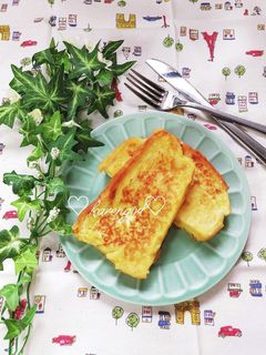 ♡簡単に出来るふわとろフレンチトースト♡-レシピのメイン写真