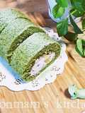 抹茶の和風ロールケーキ(更新あり)