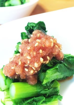 美味しい小鉢、菜の花の明太子ソース♪-レシピのメイン写真