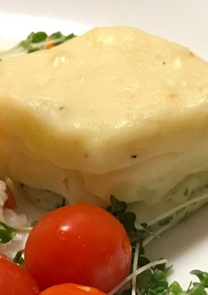 ひな祭り 付け合わせ ポテサラでひし餅風-レシピのメイン写真