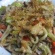 アッサリ焼きうどん