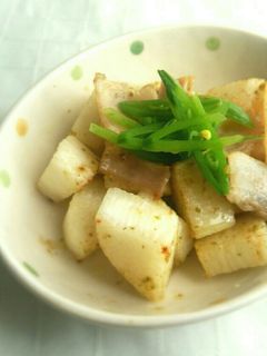 長芋とベーコンのゆず胡椒炒め-レシピのメイン写真