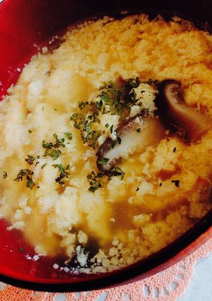 しいたけの卵ふわふわスープ-レシピのメイン写真