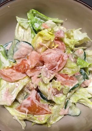 切って混ぜるだけの簡単サラダ☆-レシピのメイン写真