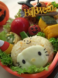 ハロウィン キティちゃんキャラ弁-レシピのメイン写真