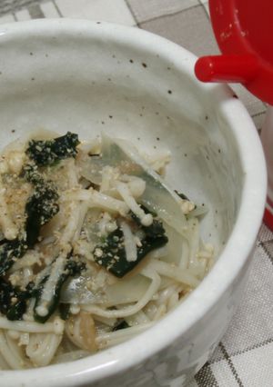 えのきとたまねぎの梅ごまあえ-レシピのメイン写真