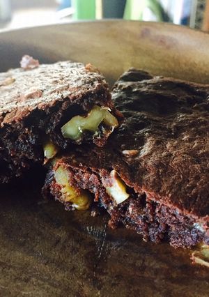 チョコレートバナナブラウニー☆vegan-レシピのメイン写真