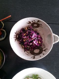 ひじきの煮ものを使った紫キャベツのマリネ-レシピのメイン写真