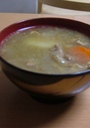 風邪もふきとぶ、ニンニクスープ-レシピのメイン写真
