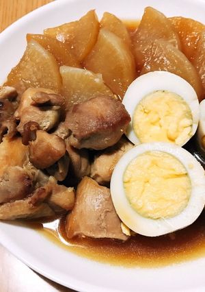鶏肉と大根とたまごの煮物-レシピのメイン写真