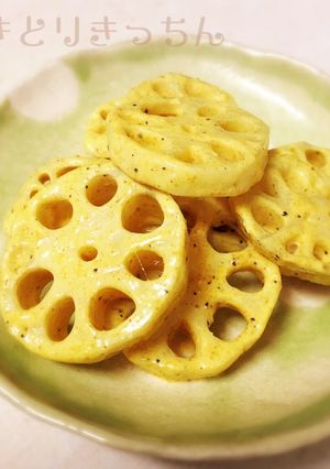 カレーペッパーマヨれんこん-レシピのメイン写真