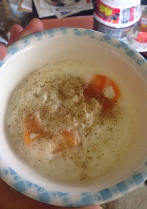 洗い物二つ⁉︎手間いらず目玉焼き-レシピのメイン写真