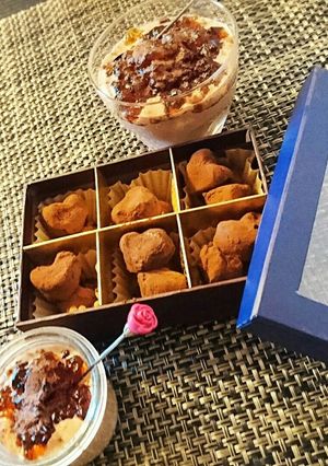 簡単食べやすい生チョコ風v-レシピのメイン写真