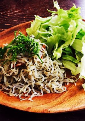 簡単！ダイエット！白滝の梅おかか炒め！-レシピのメイン写真