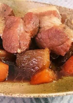簡単☆大根と人参入り豚の角煮-レシピのメイン写真