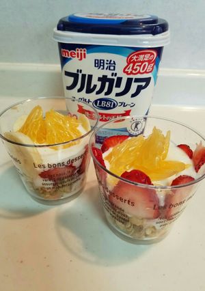 ヨーグルトアート☆トライフル-レシピのメイン写真