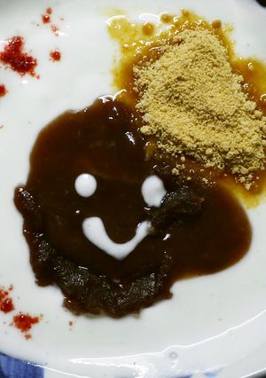 和♡きなこあん団子ちゃんヨーグルトアート-レシピのメイン写真