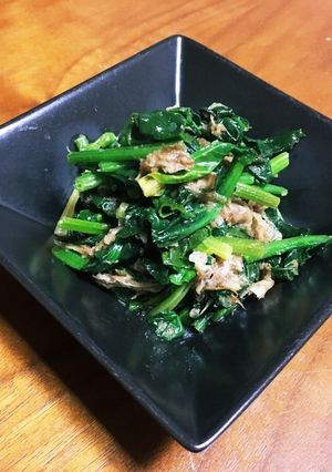 ５分で出来る！簡単ほうれん草の鰹節和え♡-レシピのメイン写真