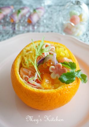 御祝いやおもてなしに♬みかん寿司-レシピのメイン写真