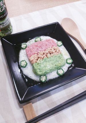 簡単♪マグロアボカド納豆のテリーヌ風-レシピのメイン写真