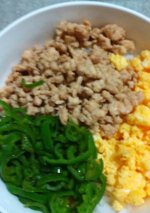 ★甘い三色丼★★-レシピのメイン写真