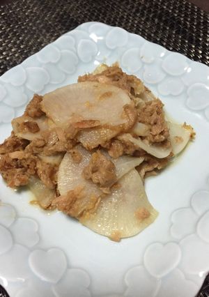 大根とシーチキン麹味噌炒め-レシピのメイン写真