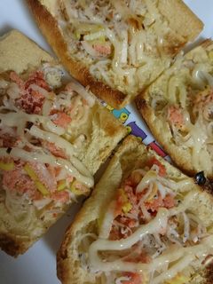 油揚げピザ☆めんたいマヨしらす-レシピのメイン写真