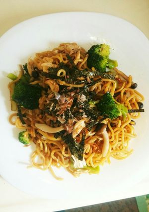 繊維たっぷり焼きそばカボチャ入りも-レシピのメイン写真