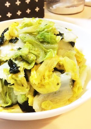 【簡単&大量消費】 白菜とのりのナムル風-レシピのメイン写真
