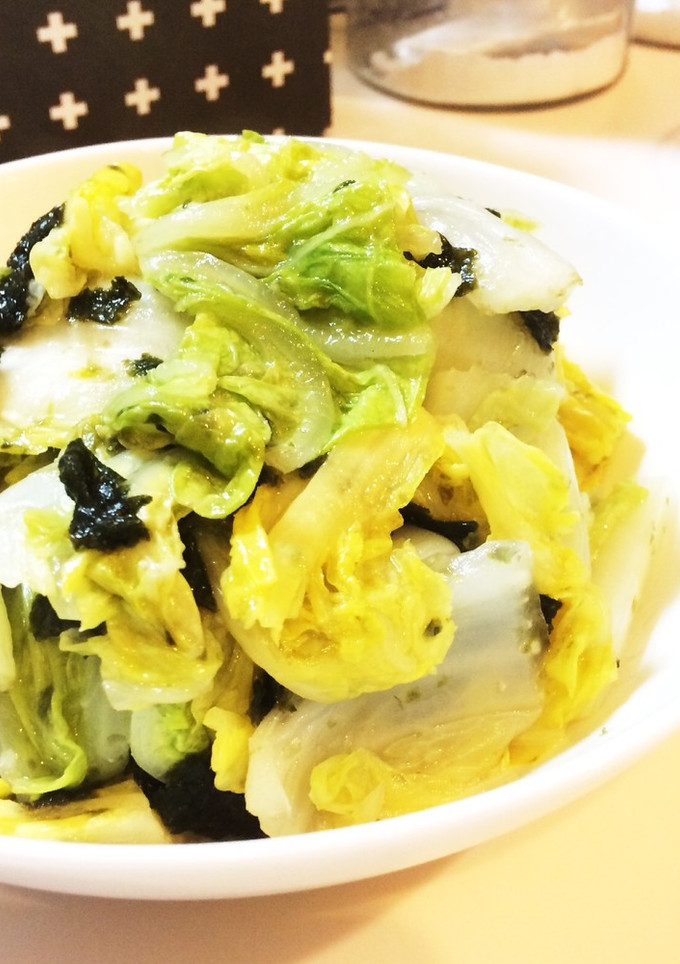 【簡単&大量消費】 白菜とのりのナムル風-レシピのメイン写真