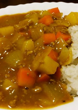 賽の目切りのトマトカレー♪-レシピのメイン写真