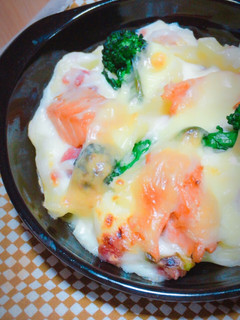 鮭のクリームグラタン-レシピのメイン写真