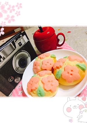 桜ロールパン✿*❀٭♡*⇝-レシピのメイン写真
