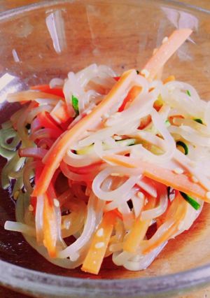 低カロリーしらたきの中華風サラダ-レシピのメイン写真