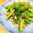 豚モモ肉と菜の花のシンプル炒め