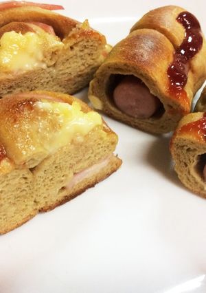 【糖質制限】ブランのお惣菜パン-レシピのメイン写真