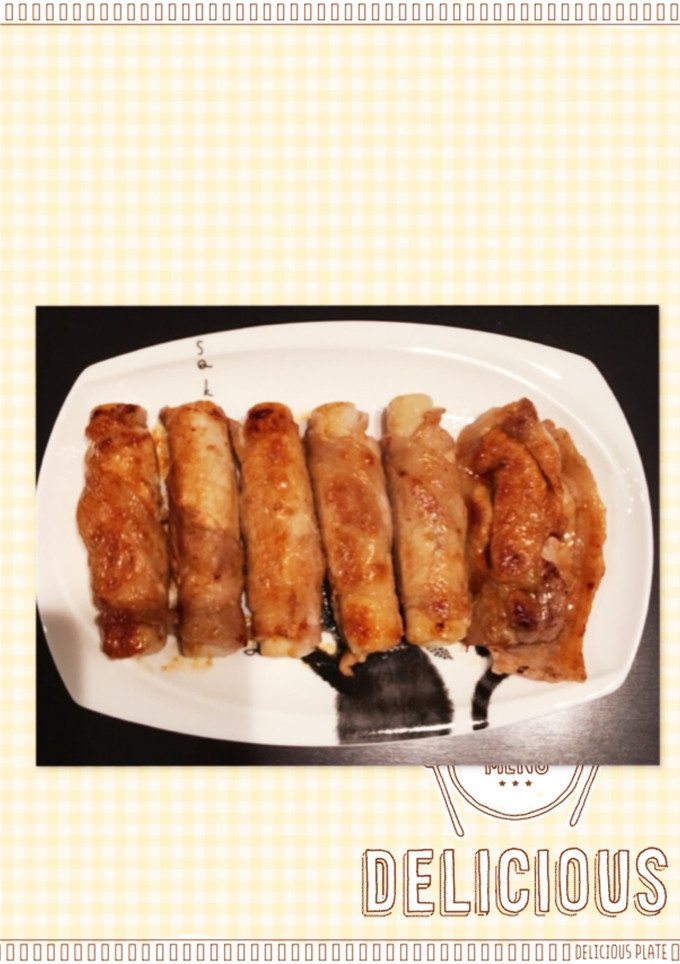 ちくわと山芋の肉巻き-レシピのメイン写真